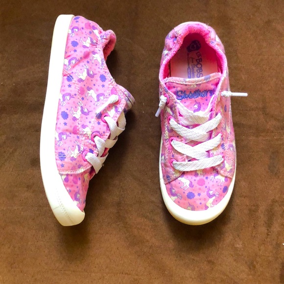 Skechers Other - Girls pink unicorn Skecher shoes